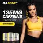 Cellucor C4 Sport Pre Workout Powder Blue Raspberry - Pre Workout Energy with Creatine + 135mg Caffeine and Beta-Alanine Performance Blend - NSF Certified for Sport 30 Servings - Image 6