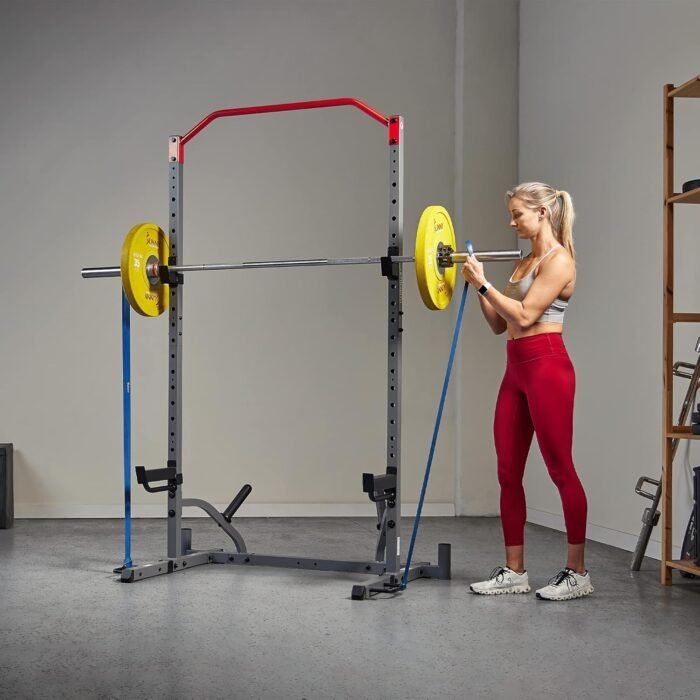 Sunny Health & Fitness PowerVersa Series All-In-One Strength Training Squat Rack And Bench Power Cage - SF-XF921041 - Image 14