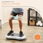 Lifepro Waver Vibration Plate Exercise Machine – High-Intensity Vibration for Muscle Activation, Full-Body Workout Vibrating Platform with Loop Bands, Fitness Equipment for Strength Toning & Fat Loss - Image 5