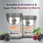 Garden of Life Sport Organic Plant-Based Energy + Focus Vegan Clean Pre Workout Powder, Sugar & Gluten Free BlackBerry Cherry with 85mg Caffeine, Natural NO Booster, B12, 40 Servings, 8.14 Oz - Image 5