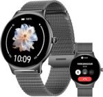 7.9MM Ultra-Thin Smart Watches for Men Women, with Bluetooth Make/Answer Call, 1.43" AMOLED Fitness Tracker, Heart Rate/Blood Pressure/Sleep Monitor, 100+ Sports Modes Smartwatch for Android iPhone - Image 2