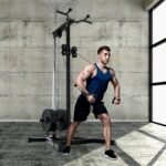 VIVITORY LAT Pull Down and Low Row Cable Machine - 16 Height Adjustable Pulley System for Full Body Workout, Maximum Weight Capacity 400lbs, Perfect for Home Gym, Includes Additional Handle - Image 7