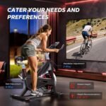 MERACH Magnetic Exercise Bike, Indoor Cycling Bike with Self-Developed App, 350 lbs Weight Capacity & 40 lbs Flywheel, Stationary Bike for Home Gym Fitness - Image 7