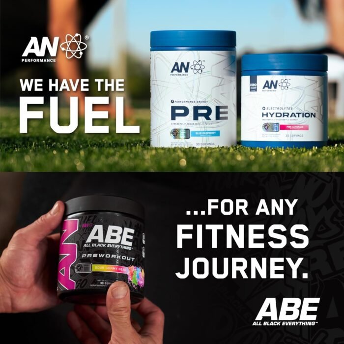 All Black Everything Pre Workout Powder | 30 Servings | Sour Gummy Bear | 350mg Caffeine | Nootropic Pre-Workout Blend | Beta Alanine + Citrulline | Energy Supplement for Men and Women - Image 6