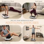 Lifepro Waver Vibration Plate Exercise Machine – High-Intensity Vibration for Muscle Activation, Full-Body Workout Vibrating Platform with Loop Bands, Fitness Equipment for Strength Toning & Fat Loss - Image 10