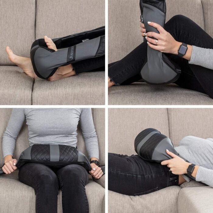 RESTECK Massagers for Neck and Back with Heat - Deep Tissue 3D Kneading Pillow, Electric Shiatsu Shoulder Massage, Foot, Legs,Body - Relieve Muscle Pain - Office, Home & Car - Image 8