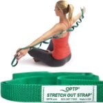 OPTP The Original Stretch Out Strap with Exercise Book, for Flexibility and Mobility Exercises. Stretch Out Straps for Physical Therapy, Yoga Stretching Strap and Knee Therapy Strap. Made in the USA - Image 4