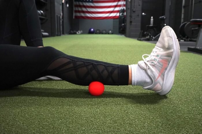 Lacrosse Massage Balls for Trigger Point Therapy, Muscle Knots, Yoga, Myofascial Release - Contains Pair of 2 Balls and Mesh Carrying Bag (Red and Blue) - Image 5