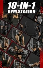 Mikolo Smith Machine, Multi-Function Power Cage with Dual Pulley System, Vertical Leg Press Attachment, Squat Rack Power Rack with More Training Attachment for Home Gym - Image 9