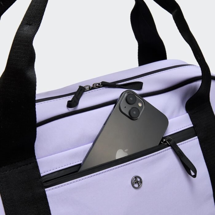 Pander 28L Large Gym Duffle Bag with Shoe Compartment, Fit for Travel, Weekend, Sports, Workout, Overnight.(Pale Purple) - Image 9