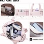 Small Gym Bag for Women 2 Set Mini Gym Duffle Bag with Wet Compartment and Coin Wallet, Gym Tote Bag for Workout/Sport/Travel - Image 4