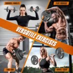 Yes4All Standard 1-Inch Grip Weight Plates, Cast Iron with Multiple Sizes from 2.5 lb to 35 lb for Strength Training, Weightlifting & Muscle Toning - Image 5