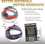 Resistance Bands Set for Men, Women, Exercise & Workout. Fitness Bands for Leg & Bicep Work. Workout Bands for Working Out. Stretch Bands for Physical Therapy. Strength Bands. Elastic Weight Training. - Image 3