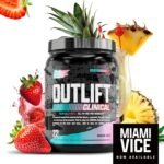 Nutrex Research Outlift Clinical | Clinically Dosed Pre Workout Powder with Creatine, 8G Citrulline, EAA | Energy, Performance, Pump Preworkout | Pineapple and Coconut | (22 Servings, Miami Vice) - Image 5
