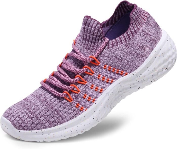 Women's Walking Shoes Tennis Athletic Sport Lightweight Slip on Sneakers - Image 2