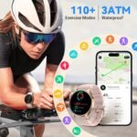 Fitpolo Smart Watch for Women,1.3" AMOLED Touchscreen Fitness Tracker, Make/Answer Calls, Heart Rate SpO2 Monitor, IP68 Waterproof, Sleep & Activity Tracking Smartwatch for Android Phones iPhone - Image 7