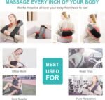 Medcursor Neck Massager, Portable Electric Shiatsu Back Massage Device with Heat, Deep Tissue 3D Kneading Pillow for Muscle Pain Relief (No Battery) - Image 6