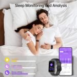 OUKITEL Smart Watch for Men Women with 24 Sport Modes, Fitness Tracker 1.47" Smartwatch with Heart Rate/SpO2/Sleep Monitor, Step Counter Activity Pedometer with IP68 Waterproof for iOS Android - Image 9