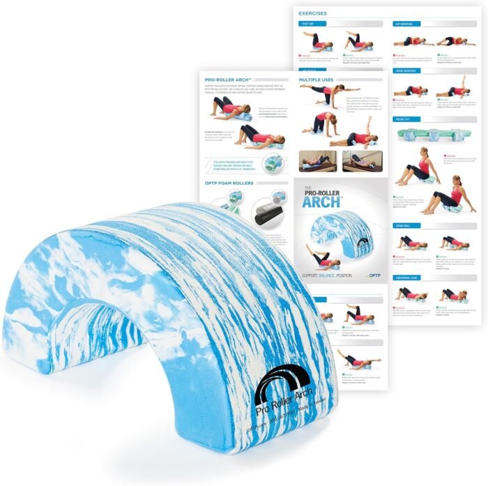 OPTP PRO-Roller Arch - Foam Roller Support and Positioning Tool – Use with 6-Inch Diameter Large Foam Rollers, A Short or Half Round Foam Roller - Image 2