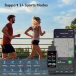 OUKITEL Smart Watch for Men Women with 24 Sport Modes, Fitness Tracker 1.47" Smartwatch with Heart Rate/SpO2/Sleep Monitor, Step Counter Activity Pedometer with IP68 Waterproof for iOS Android - Image 3