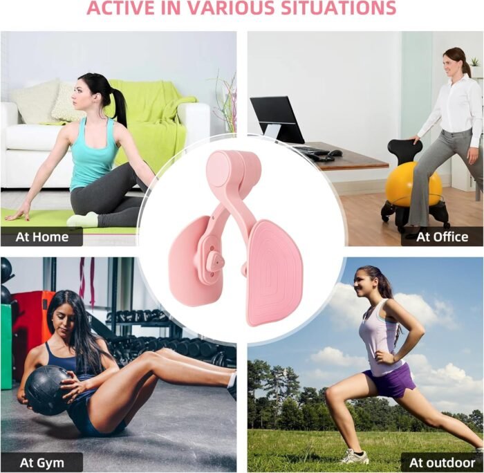 Thigh Exerciser with 3 Levels Resistance Adjustable,Thigh Workout Equipment,Kegel Exercise,Inner Thigh Exerciser,Thigh Slimmer,Thigh & Hip Strengtheners - Image 6