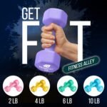 Neoprene Workout Dumbbells - Non Slip, Anti Roll Exercise & Fitness Dumbbells Combo - Hex Shaped Hand weights for Men & Women - Ideal for Home and Gyms training - Image 4