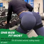 Occlusion Bands for Women Glutes & Hip Building, Blood Flow Restriction Bands BFR Bundle Booty Bands, Best Fabric Resistance Bands for Exercising Your Butt, Squat, Thigh, Fitness - Image 6