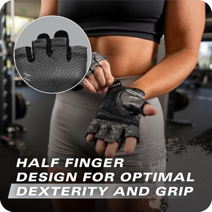Harbinger Pro Gloves 3.0 - High Performance Training Gloves, Enhanced Grip, Breathable 4-Way Stretch, Adjustable Wrist Closure, Large, Women's - Image 6