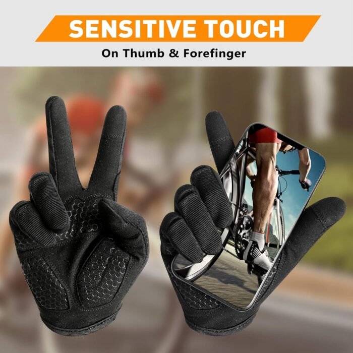 Full Fingers Workout Gloves for Women & Men - Gym Gloves with Extra Grip Foam Padding & Anti-Slip for Fitness, Training & Cycling - Image 6
