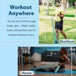 Resistance Bands for Working Out, Physical Therapy Bands, Latex Free Elastic and Exercise Bands Set for Stretching, Suitable for Rehab, Yoga, Pilates, Gym, Home Exercise - Image 4