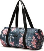 Jadyn 19” Barrel Womens Duffel/Gym/Weekender Bag (Navy Floral) - Image 4