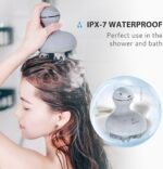 COMFIER Electric Scalp Massager Hair Growth,Handheld Head Massager for Headaches,84 Massage Nodes,Hair Massager,Deep Kneading and Stress Relief,Head Scratcher,Ideal Gifts for Mom,Dad,Women,Men - Image 4