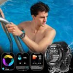 Military Smart Watch with GPS, Pressure/Altitude/Compass, Rugged Smartwatch for Men with 650mAh Extra-Large Battery, Answer/Make Call, 100+ Sports Mode, Metal Body Fitness Tracker for Android iOS - Image 8