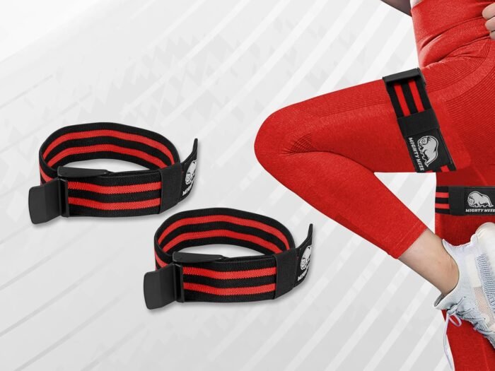 BFR Occlusion Bands for Women - Blood Flow Restriction Workout Bands for Leg, Glute & Hip Building - Fabric Resistance Loop for Squats, Thigh Toning, Butt Lifting & Muscle Growth - Image 3
