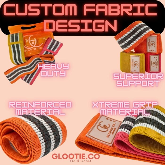 Fabric Resistance Bands for Working Out - Unbreakable Booty Bands Set - Exercise Bands for Resistance, Yoga, Pilates, Rehab and Home Workouts - Leg Workout for Women and Men - Image 4