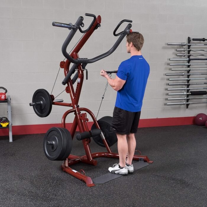 Body-Solid Corner Leverage Gym with and Without Weight Bench - Multi-Function Workout Station for Squats, Pull-Ups, Deadlifts & More… - Image 3