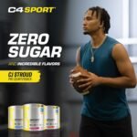 Cellucor C4 Sport Pre Workout Powder Blue Raspberry - Pre Workout Energy with Creatine + 135mg Caffeine and Beta-Alanine Performance Blend - NSF Certified for Sport 30 Servings - Image 5