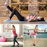 Resistance Bands Set, Workout Bands with Handles, Door Anchor, Ankle Straps and Carry Bag, Exercise Bands for Shape Body and Home Workouts - Image 3