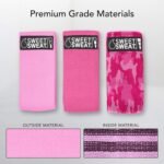Sweet Sweat Hip Bands with 3 Levels of Resistance | Non-Slip Fabric Booty Bands for Squats & Lunges | Includes Free Mesh Carrying Bag - Image 3