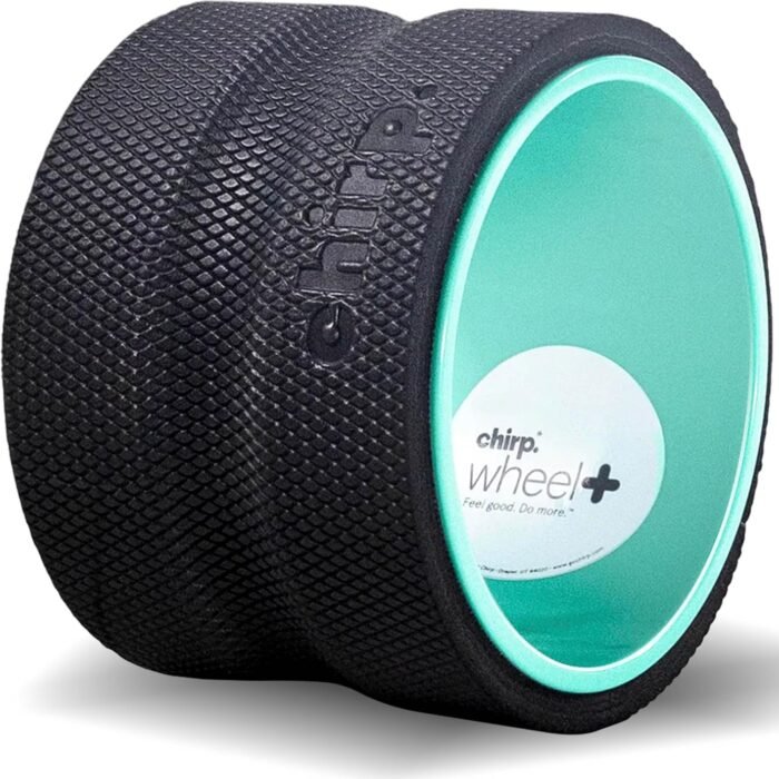 Chirp Wheel Foam Roller - Targeted Back & Neck Pain Relief, Muscle Massage, Trigger Point Therapy, High-Density Foam Tool for Physical Therapy, Stretching & Exercise, 500lbs Capacity, 6 Inch Mint - Image 2