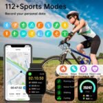 Smart Watch for Men Women Fitness: Make Answer Call Digital Mens watches Waterproof Running Pedometer Smartwatch for Android Phone iPhone Samsung Compatible Sleep SpO2 Heart Rate Monitor Step Tracker - Image 5