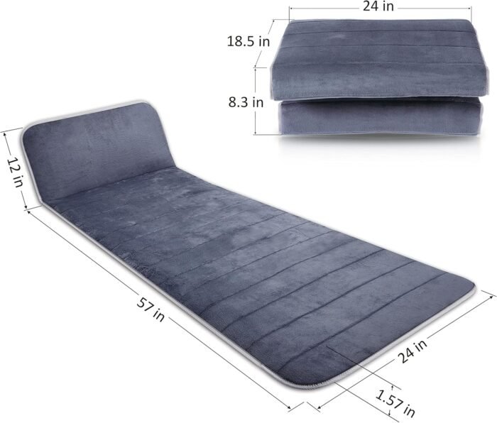 Snailax Memory Foam Full Body Massage Mat with Heat, Back Massager with 10 Vibration Motors, 6 Heating Pads, Massage Chair Pad for Neck, Back, Waist, Legs - Image 8