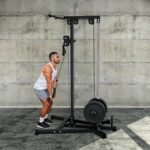 VIVITORY LAT Pull Down and Low Row Cable Machine - 16 Height Adjustable Pulley System for Full Body Workout, Maximum Weight Capacity 400lbs, Perfect for Home Gym, Includes Additional Handle - Image 10