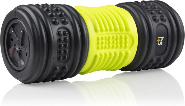 HealthSmart 4-Speed Vibrating Exercise Roller Foam FSA/HSA Eligible – Deep Tissue Massage Muscle Recovery & Pain Relief for Full Body | Electric foam Roller for Physical Therapy & Workout - Image 2
