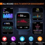 aeac Smart Watch Fitness Watch for Men Women, Alexa Built-in & Stable Bluetooth Call, with Heart Rate/SpO2/Sleep Monitor, 100 Sports, IP68 Waterproof Smartwatches for iOS Android - Image 5