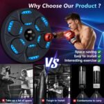 Music Boxing Machine for Adults & Kids with Gloves - Wall-Mounted Bluetooth Trainer, 9 Modes & LED Display, Large-Size Smart Boxing Equipment for Home Gym & Family Fitness Gifts - Image 5