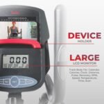 Sunny Health & Fitness Elliptical Trainer Machine w/Built-in Pulse Sensor, Low Impact Cardio Exerciser & Full-Body Cross Training for Home, Optional Free SunnyFit App Link & Electric w/300LB Load - Image 6
