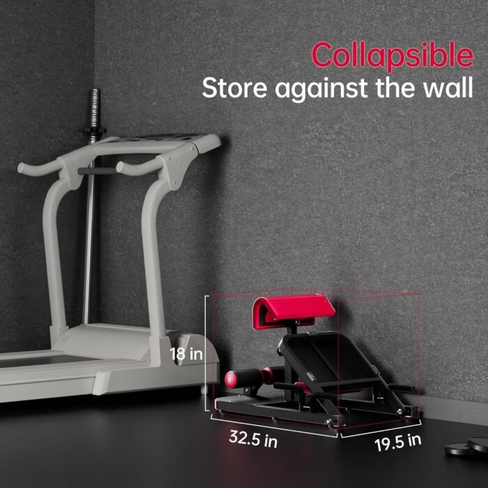 Hip Thrust & Squat Machine for Home – Multi-Function Glute Builder, Leg & Core Strengthening Equipment – Adjustable Sissy Squat, Hip Thrusts, Squat Assist Machine for Home Gym - Image 6
