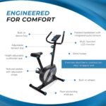 Stamina Upright Exercise Bike 1308 - Fitness Bike with Smart Workout App - Exercise Bike for Home Workout - Up to 300 lbs Weight Capacity - Image 6