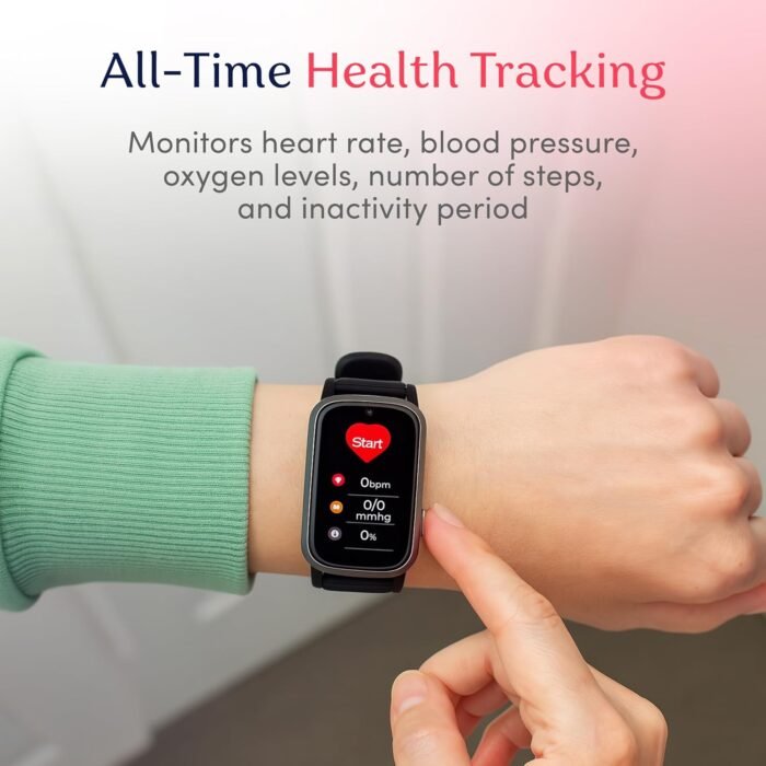 Cellular Medical Alert Smart Watch with Emergency Button for Elderly, 24/7 Monitoring, Fall Detection for Seniors, Water-Resistant Watch with 2-Way Communication, GPS Tracking, Heart Rate Monitor - Image 6